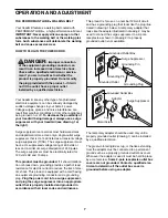 Preview for 7 page of Image Fitness 10.6q User Manual