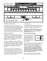 Preview for 12 page of Image 17.0 R Treadmill User Manual