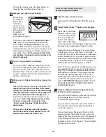 Preview for 14 page of Image 17.0 R Treadmill User Manual