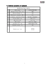 Preview for 21 page of IMB MB1001B-Br-326H Instruction Manual