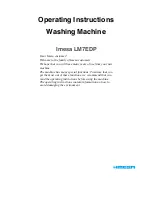 Imesa LM7EDP Operating Instructions Manual preview