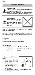 Preview for 56 page of Imetec Asciugacapelli Operating Instructions Manual