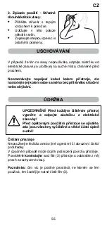 Preview for 57 page of Imetec Asciugacapelli Operating Instructions Manual