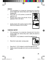 Preview for 29 page of Imetec H7501 Operating Instructions Manual