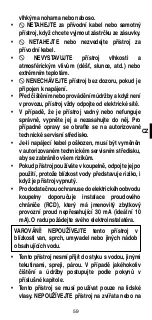 Preview for 61 page of Imetec R9101 Instructions For Use Manual