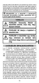 Preview for 81 page of Imetec R9101 Instructions For Use Manual