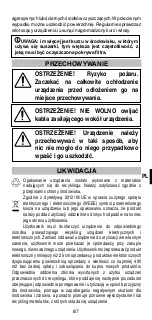 Preview for 89 page of Imetec R9101 Instructions For Use Manual