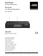 IMG STAGE LINE 25.3600 Instruction Manual preview