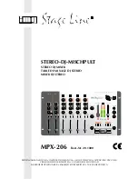 IMG STAGE LINE MPX-206 Instruction Manual preview