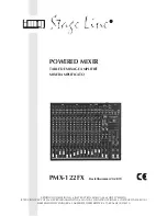 IMG STAGE LINE PMX-122FX Instruction Manual preview