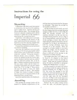 Preview for 4 page of Imperial 66 Instruction Book