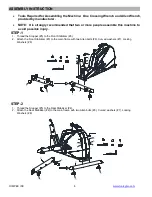 Preview for 7 page of Impex CIRCUIT FITNESS AMZ-594U Assembly & Owners Manual