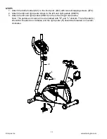 Preview for 12 page of Impex MARCY ME-1016U Owner'S Manual