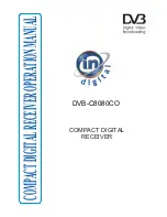 Preview for 1 page of in digital DVB-C8080CO Operation Manual