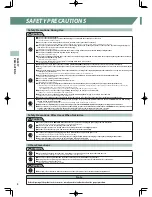 Preview for 4 page of Inada Chair HCP-11001A Operating Manual