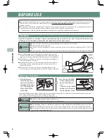 Preview for 10 page of Inada Chair HCP-11001A Operating Manual