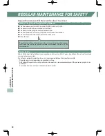 Preview for 30 page of Inada Chair HCP-11001A Operating Manual