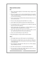 Preview for 6 page of Inalsa MAXIE classic Instruction Manual