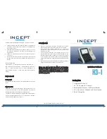 Incept H3-I Quick User Manual preview