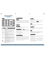 Preview for 2 page of Incept H3-I Quick User Manual