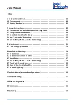 Preview for 41 page of Indel Webasto Marine DR105 Installation And Usage Instructions