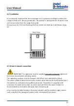 Preview for 21 page of Indel Webasto Marine Isotherm IceDrink White Installation And Usage Instructions