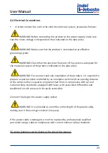 Preview for 23 page of Indel Webasto Marine Isotherm IceDrink White Installation And Usage Instructions