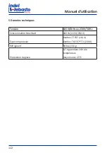 Preview for 112 page of Indel Webasto Marine Isotherm IceDrink White Installation And Usage Instructions