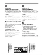 Preview for 4 page of Indesit 3DA Series Operating Instructions Manual