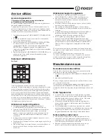 Preview for 19 page of Indesit 3DA Series Operating Instructions Manual