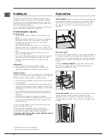 Preview for 34 page of Indesit 3DA Series Operating Instructions Manual