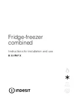 Preview for 1 page of Indesit B 33 FNF X Instructions For Installation And Use Manual