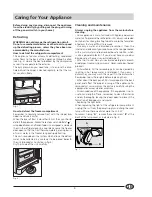 Preview for 11 page of Indesit BA 139 Instructions For Installation And Use Manual