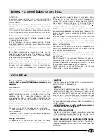 Preview for 3 page of Indesit BA 33 FNF Instructions For Installation And Use Manual