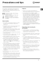 Preview for 15 page of Indesit BAAAN 13 Operating Instructions Manual