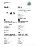 Preview for 1 page of Indesit BAAAN 40 FNF Series Operating Instructions Manual