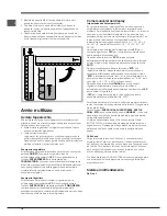 Preview for 16 page of Indesit BAAAN 40 FNF Series Operating Instructions Manual