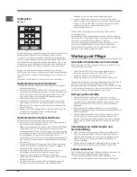 Preview for 32 page of Indesit BAAAN 40 FNF Series Operating Instructions Manual