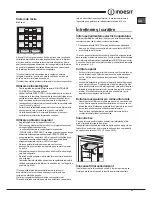 Preview for 37 page of Indesit BAAAN 40 FNF Series Operating Instructions Manual