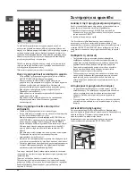 Preview for 42 page of Indesit BAAAN 40 FNF Series Operating Instructions Manual