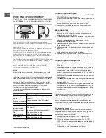 Preview for 20 page of Indesit BAAAN10xx Operating Instructions Manual