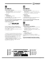 Preview for 3 page of Indesit BAAAN12 Series Operating Instructions Manual