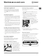 Preview for 7 page of Indesit BAAN 10 S Operating Instructions Manual