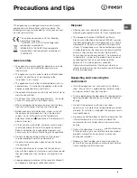 Preview for 9 page of Indesit BAAN 12 NF S Operating Instructions Manual