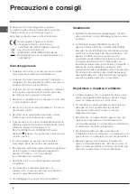 Preview for 8 page of Indesit BAAN 13 NF Operating Instructions Manual