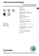 Preview for 31 page of Indesit BAAN 13 NF Operating Instructions Manual