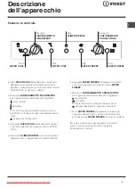 Preview for 3 page of Indesit BAAN 33 NG PS Operating Instructions Manual