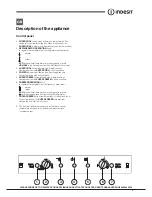 Preview for 3 page of Indesit BAAN 40 FNF SWD Operating Instructions Manual