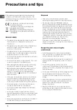 Preview for 18 page of Indesit BAN 14 Operating Instructions Manual