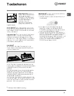 Preview for 41 page of Indesit BAN 34 NF P Manual